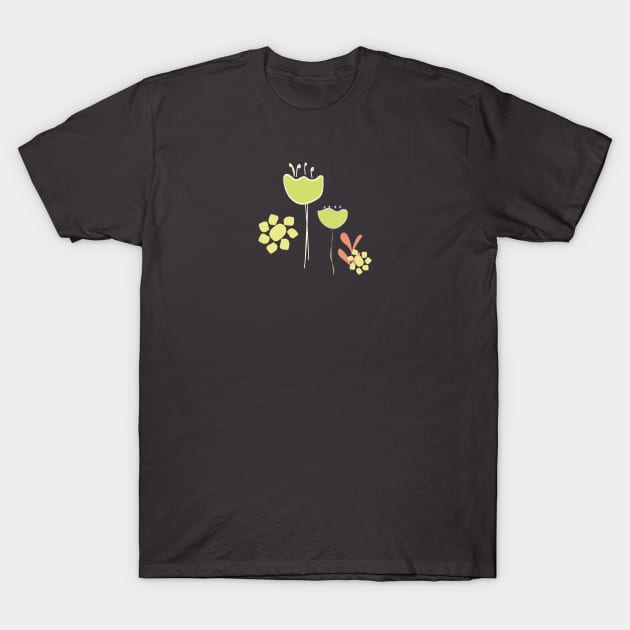 Garden Whimsy. T-Shirt by SalsySafrano